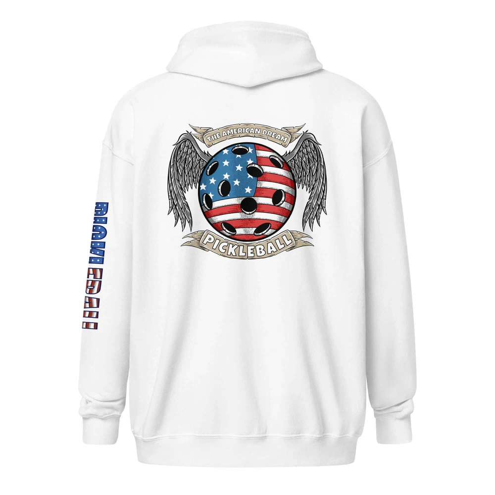 Pickleball Ultimate American Dream Series Unisex Heavy Blend Zip Hoodie
