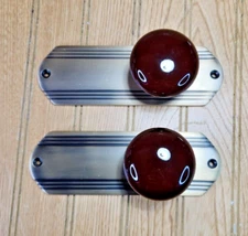 Nostalgic Warehouse Mission Plate with Keyhole White Porcelain Door Knob Passage