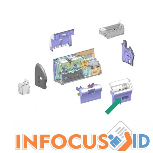 Zebra P1037750-064 - Véritable Kit Option Module Housse Assemblage ZXP7