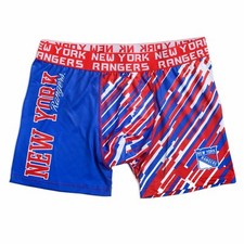 FOCO KLEW NHL Men's New York Rangers Wordmark Underwear