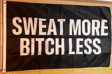 Motivational Flag FREE SHIPPING 6 Man Cave Work Hard Gym Dorm Beer Sign USA 3x5'