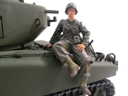 WWII US American Soldier Resin Figurine Commander for MATO HengLong 1/16 Tank - Picture 5 of 6