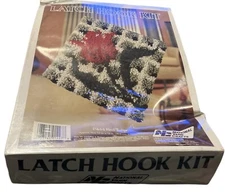 National Yarn Crafts Latch Hook Kit P444 Tulip Rug New Sealed 12”X12”