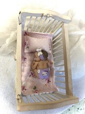 Newborn baby doll dollhouse  ,polymer clay ooak,gift, collector,art