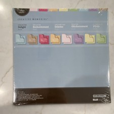 Creative Memories Power Palette 12x12 Scrapbooking Paper Multicolor Tone-on-Tone