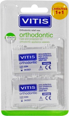 Dentaid Vitis Kieferorthopädische Wachsstreifen, 1 x 10 Stück 