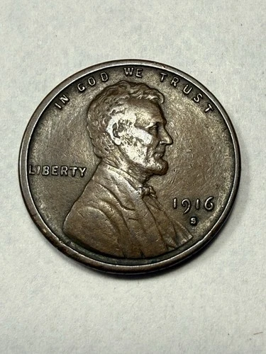 ** 1916-S LINCOLN CENT- VF  (UPGRADE THAT SPOT IN YOUR SET)  PRICED TO SELL **