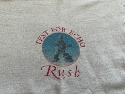 RUSH TEST FOR ECHO 96 CONCERT TOUR SHIRT ADULT XL SINGLE STITCH