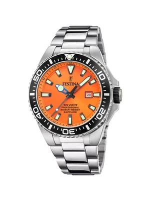 Festina F20663/4 Herrenuhr Edelstahl silber - Bild 1 von 3