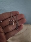 925 Sterling Silver Tiffany & Co. Initial M Mini, Letter Alphabet 18"