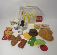 Vintage Mcdonalds Play Food Set 2001 Pieces 28