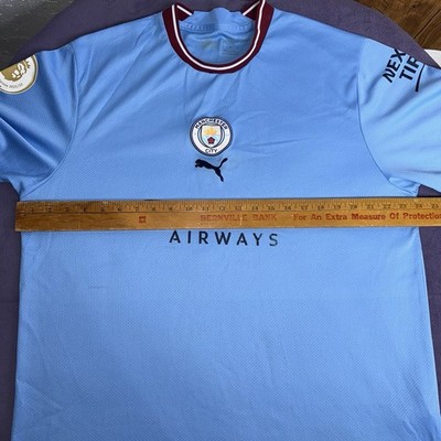 Manchester City 2022-23 Home Soccer Jersey Puma Men's XL | eBay