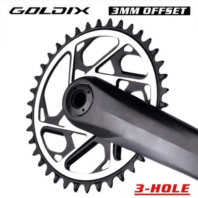 SRAM 3-Bolzen MTB Kettenblatt GOLDIX Narrow Wide 3mm Offset 34/36/38/40T