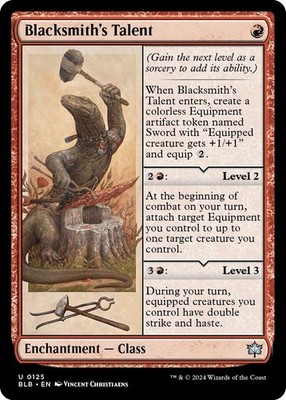 Blacksmith's Talent [BLB - 125] LP Uncommon EN