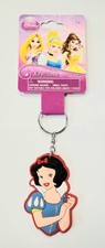 Key Chain - Disney Princess Snow White Red PVC Soft Touch 3" KeyChain Ring NEW