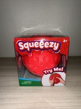 Sunny Days Squeezy Strawberry Jumbo Squishy Toy Red Sensory Toy New