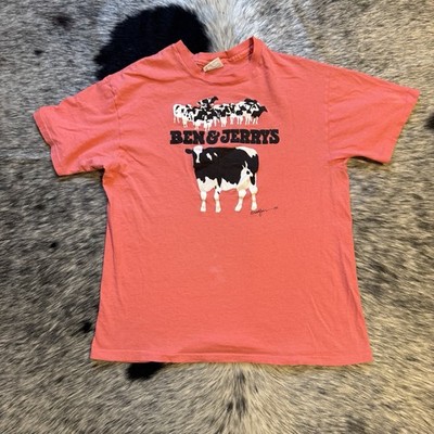 Vintage 1980s Ben & Jerry s  Vermont s Finest  Graphic T-Shirt     size XL