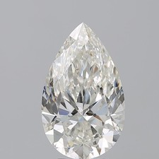 Natural Mined Diamond 5.05 CT Cert. AGI Pear Cut Loose H color SI1 clarity