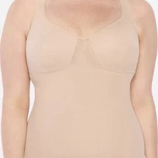 Ruby Ribbon Everyday Shape Cami #3068 NEW Size 40 Nude Color Adjustable Straps