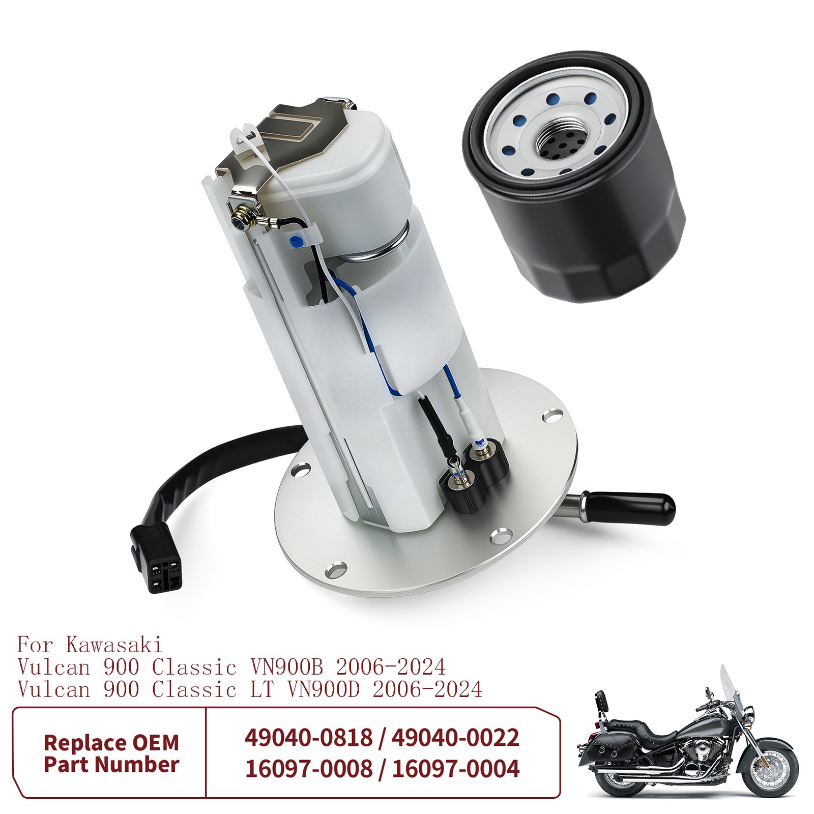 49040-0818 For KAWASAKI VULCAN 900 Classic LT 2006-2024 Fuel