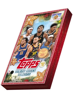 2025 TOPPS HOLIDAY ADVENT CALENDAR (96 Cards) Basketball New Sealed