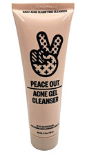 Peace Out Acne Gel Cleanser, Daily Acne Clarifying Cleanser, 4 fl oz, Exp 9/26