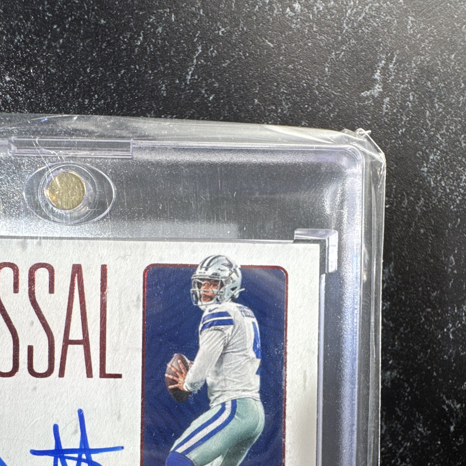 2022 NATIONAL TREASURES COLOSSAL PATCH PRIME NIKE AUTO DAK PRESCOTT #1/2 COWBOYS view 3