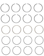 EngineTech Piston Ring Set for 1 Engine Standard Size Standard Size  Direct Fit