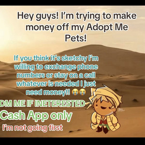 Roblox Adopt Me Virtual Item In-Game Pet NFR (Game Item/Asset) - Cash App Only