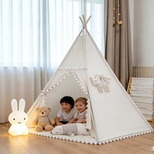 Collapsible White Teepee