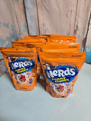 10 Pack Nerds Gummy Clusters Spooky Bags, 8 Oz Resealable Bag Exp April/May 2026