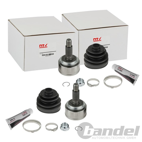 2X NTY Antriebswellengelenk Satz Radseitig Passend FüR Honda Accord CR-V FR-V-image