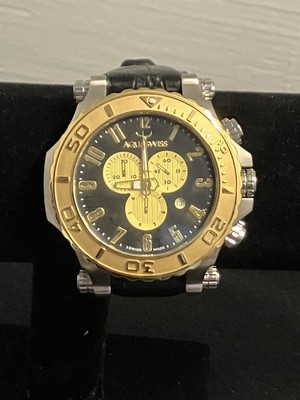 AQUASWISS Men s Bolt XG Chronograph Watch 39XG065 New *105530