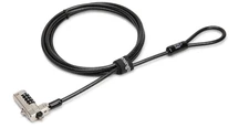 Candado de combinación Kensington N17 para laptop Dell, cable de seguridad negro