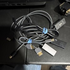 HDMI Standard Male  Mini HDMI Male to HDMI Female Adapter/Converter Cable Black