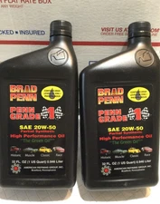 BRAD PENN 20W50 GREEN RACING  MOTOR ENGINE OIL PENNGRADE  ZINC 2 QUARTS NEW
