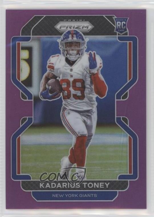 2021 Panini Prizm Rookie Purple Prizm 86/125 Kadarius Toney #342 13l2