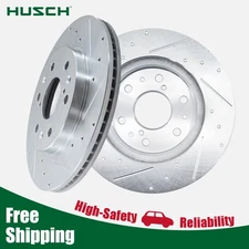 Front Drilled Disc Brake Rotors for Chevrolet Silverado 1500 2005-2019