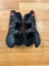 Zandona Carbon Air Open Front Tendon Boots,  Size L, Black