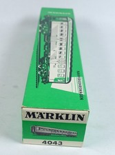 Märklin 4043 LEERKARTON Silberling Nahverkehr Personenwagen Spur H0 OVP HO Box !