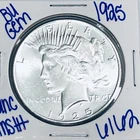 1925 BU UNCIRCULATED SILVER PEACE DOLLAR AUTHENTIC U.S. MINT FREE SHIPPING 6162