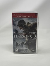 Medal of Honor Heroes 2 PlayStation Portable PSP Complete CIB Authentic Tested