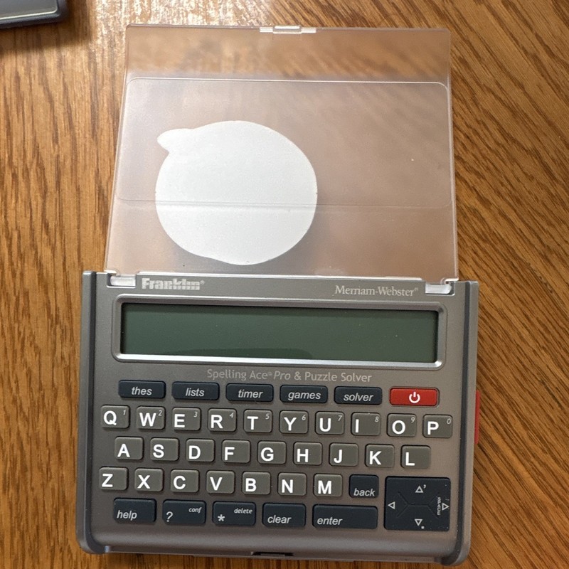 Franklin Spelling Ace Pro & Puzzle Solver Handheld Spell Checker Thesaurus