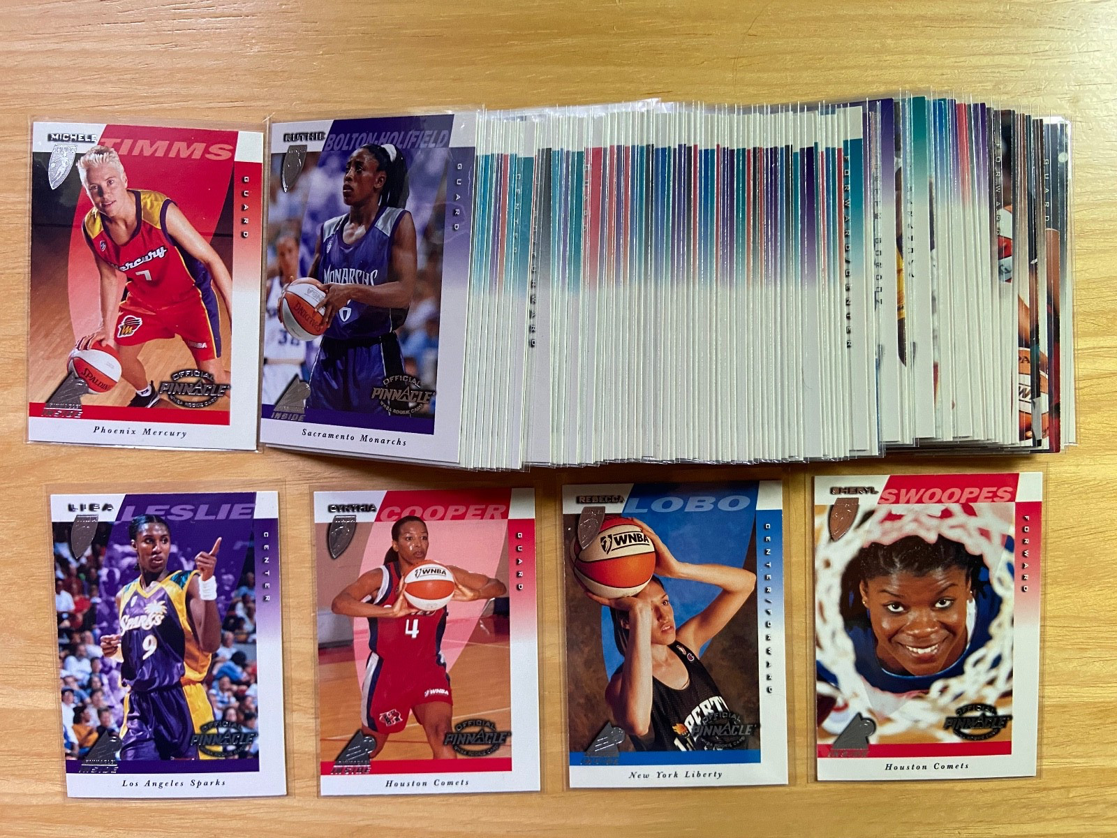 1997 Pinnacle WNBA - Complete Base Set (1-81) - ALL Rookie Cards - NM/MT
