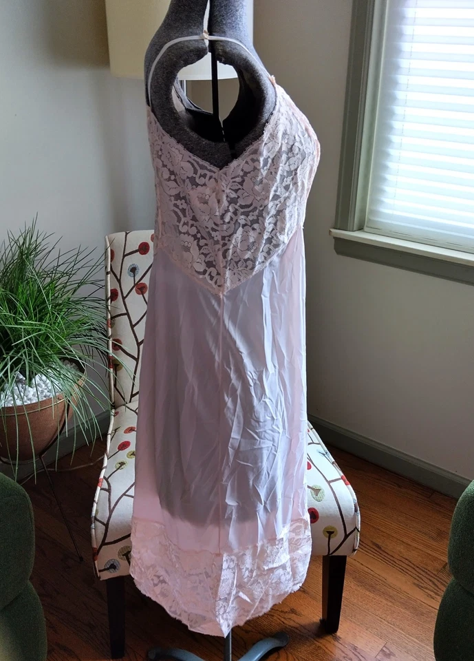 Aristocraft de Superior años 50 sin cordones completos - encaje de nailon rosa pálido - talla 38 Foto 4 de 4