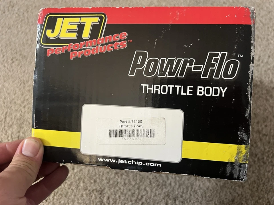 Cuerpo del acelerador Jet Performance Products 76108 Powr-Flo MPI 80 mm para Chevy GM 5,3 L Foto 2 de 4