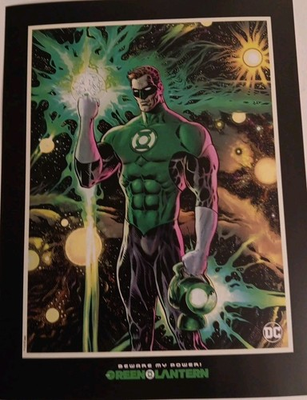 #ad Green Lantern BEWARE MY POWER Print Ad Poster promo 10x13 2018 DC Comics $15.88