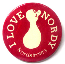 1970's Nordstrom's I LOVE NORDY Seattle 2.25
