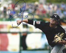 CARSON FULMER 'CHICAGO WHITE SOX' ROOKIE PITCHER SIGNED 8X10 PICTURE *COA 3