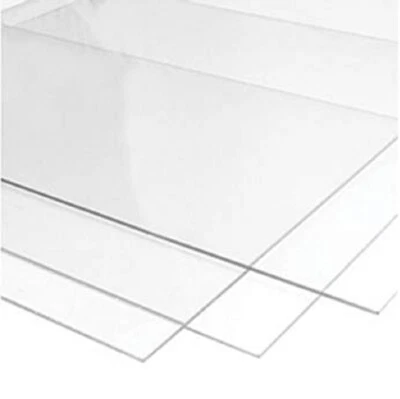 Cut To Size 1mm 1.2mm 2mm Thickness Clear Acrylic Perspex Sheet Plastic Sheet